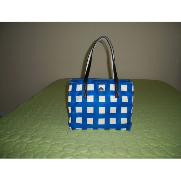 Kate Spade STORYBOOK Blue Elise Berry Tote EUC - Picture 1 of 16